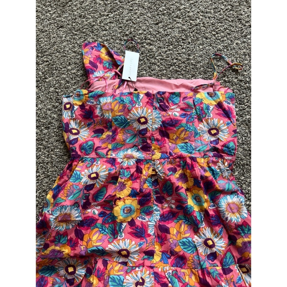 Floral Tiered Midi Dress - Picture 7 of 7